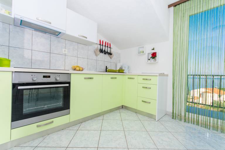 Two bedroom apartment with terrace and sea view Slatine, Čiovo (A-1126-b) — photo 4