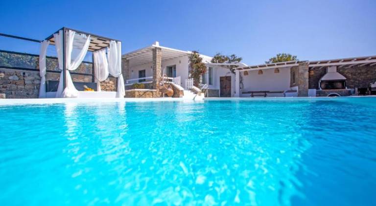 Villa with private pool, terrace & grill | Beach nearby | Pet-friendly in Mykonos