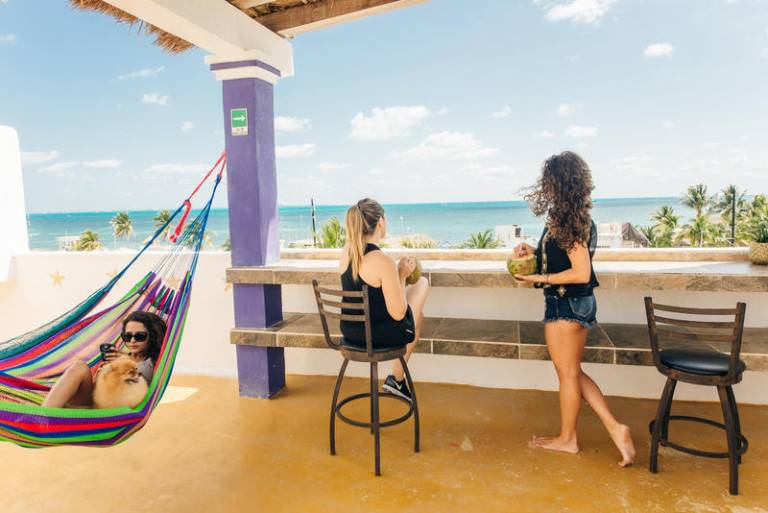 The Mermaid Hostel Beach in Costa Mujeres