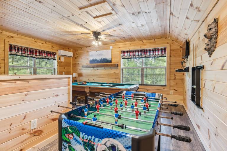 Falling Brook – Cozy Creekside Cabin with Hot Tub, Game Loft & Dog-Friendly Comfort — photo 4