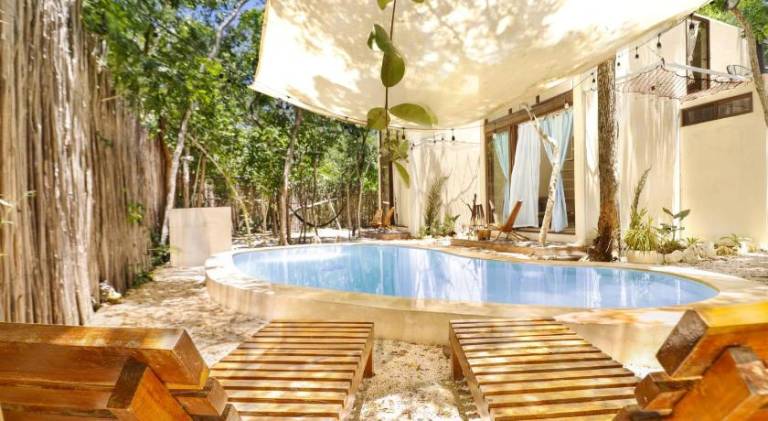 House with yard, private pool & barbeque | Dogs allowed in Tulum