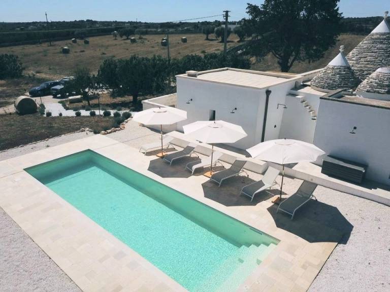 Rental with private pool, barbecue & garden in Franca