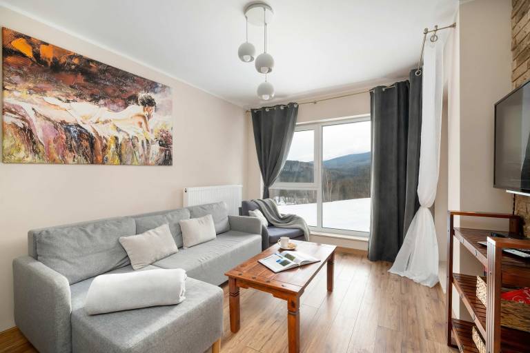 Wary skiego 3B Szklarska Por ba Stylish Apartment Balcony Mountain View — photo 4