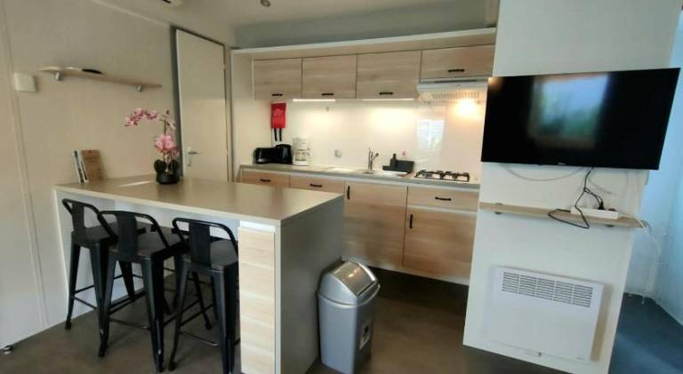MOBILHOME 6-8 PERSONNES Camping LES VIVIERS 4 ETOILES CAP FERRET — photo 5