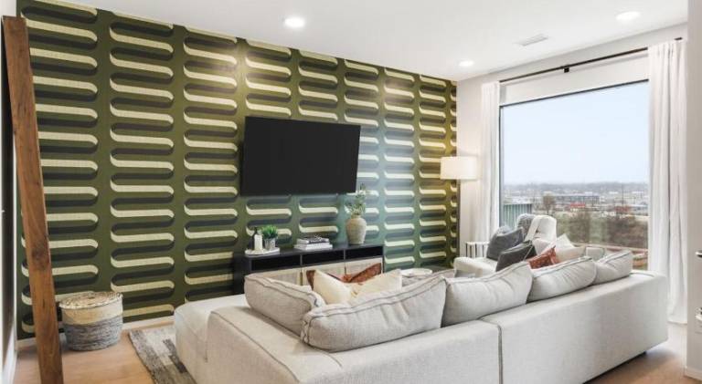 Penthouse River View Condo with Patio and Parking near Downtown in Nashville, TN