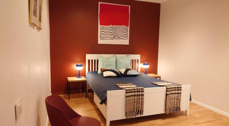 Holiday apartment with patio in Vilnius
