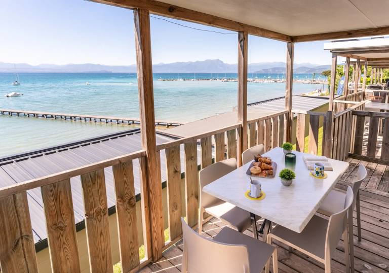 Mobilheim in Lazise, Castelnuovo del Garda f&uuml;r max. 4 Personen