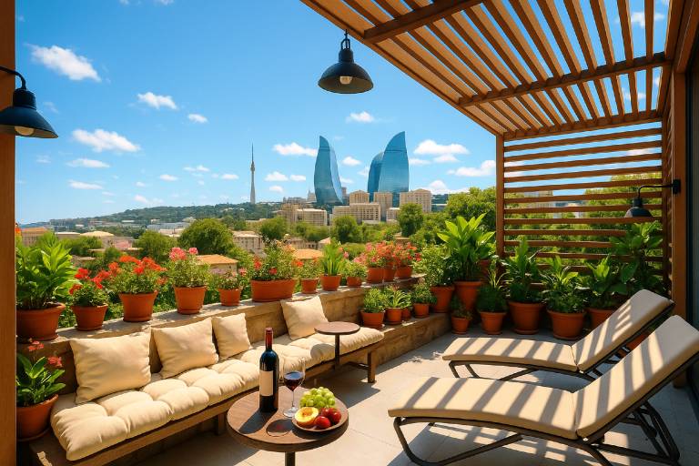 Lovely serviced apartment with terrace & garden | Near Flame Towers | Pet-friendly — photo 3