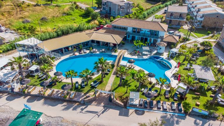 Pet-Friendly 'Mirage Arillas Villa Apartment' with Sea View, Shared Pool & Wi-Fi — photo 2