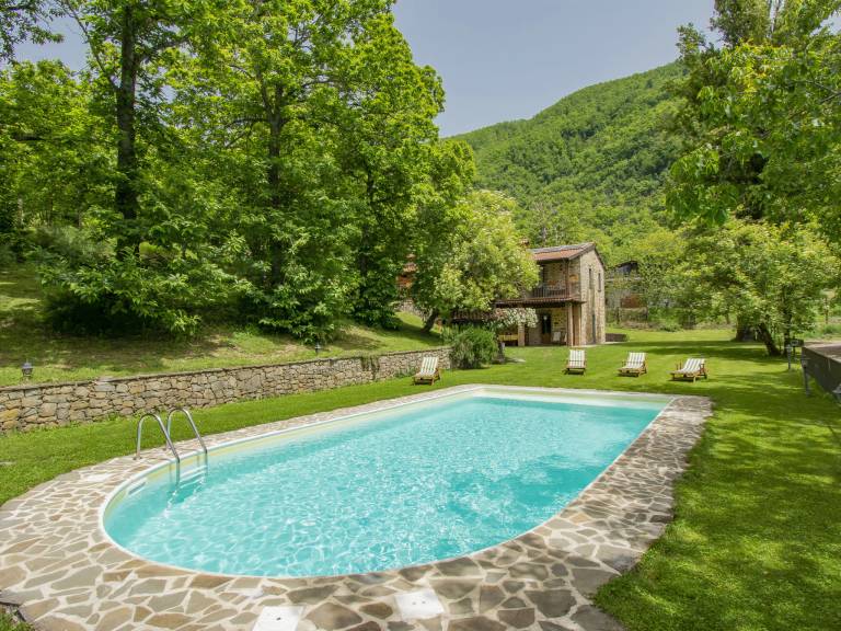 Ferienhaus mit Hund in San Romano in Garfagnana, Italien f&uuml;r max. 10 Personen