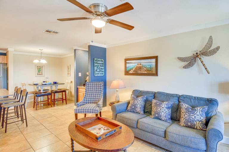 Beach Boardwalk On-Site! Mustang Island Condo in Corpus Christi, TX
