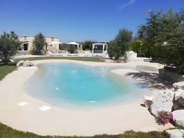 Villa 'Tenuta degli Ulivi Luxury Relax' with Private Pool, Wi-Fi, and Air Conditioning in Melendugno