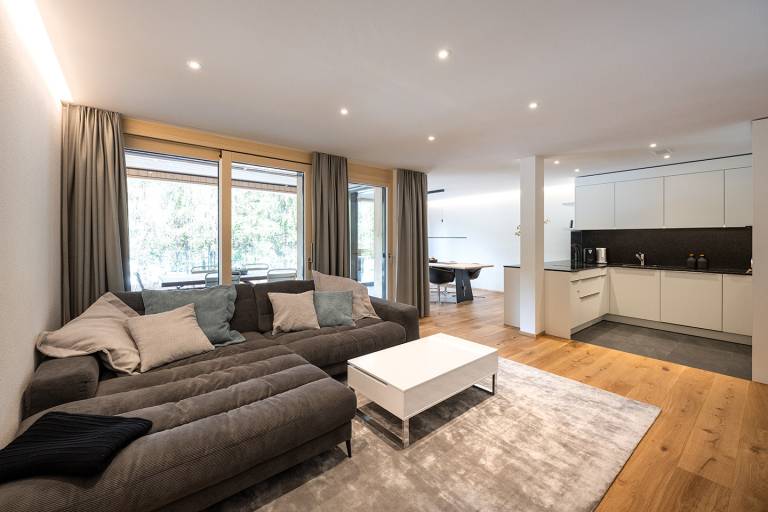 Ferienwohnung mit Hund in Davos f&uuml;r max. 6 Personen