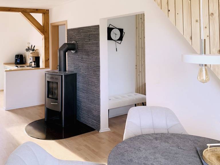 Sommerhaus ️ mit der Ferienwohnung "Wiesenglück" in Waren (Müritz)
