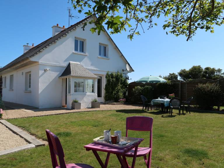 Ferienhaus mit Hund in Pleubian, Frankreich für max. 4 Personen