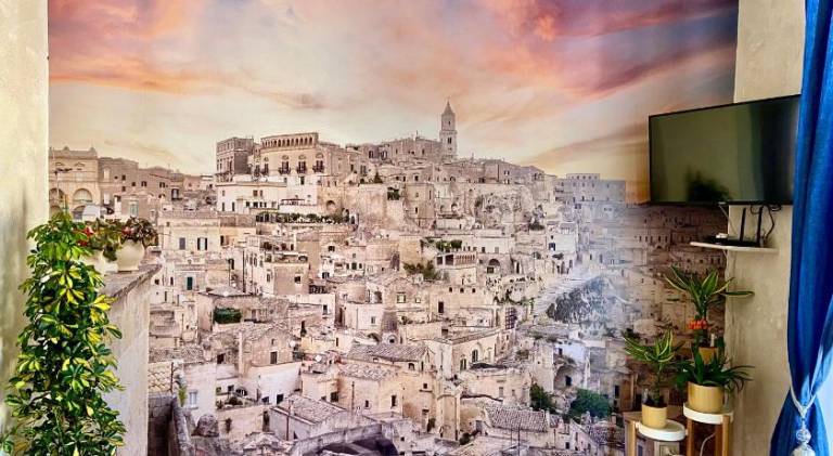 House with 2 rooms for 6 persons in Matera