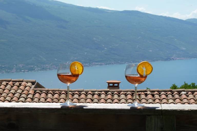 Ferienhaus mit Hund in Pieve, Malcesine fuer max. 4 Personen