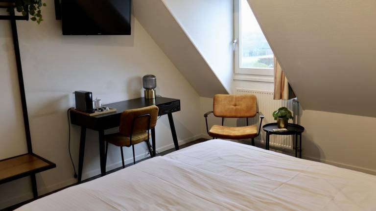 Stay overnight in an atmospheric room with beautiful views