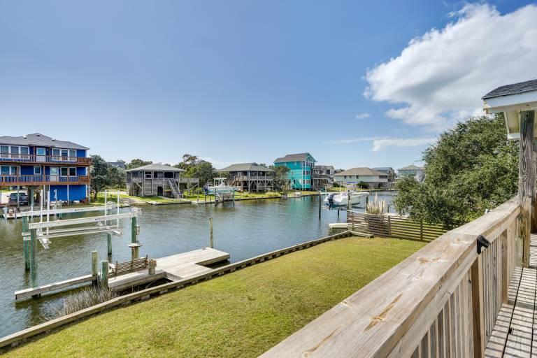 Frisco Coastal Paradise w/ Boat Dock & Water Views — photo 2