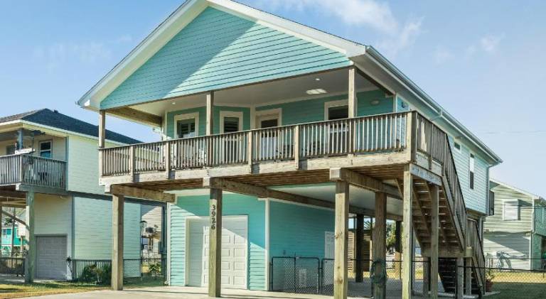 House with pool, BBQ & patio | Suitable for remote work in Galveston, TX