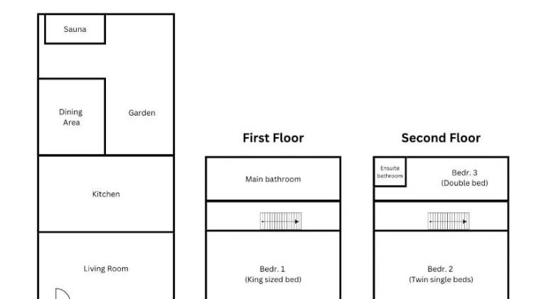 Holiday apartment with yard & sauna — photo 4