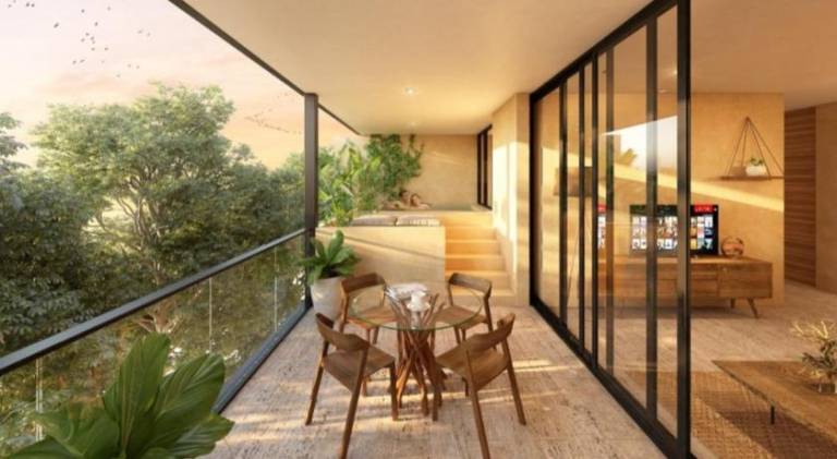 Holiday apartment with pool in Tulum