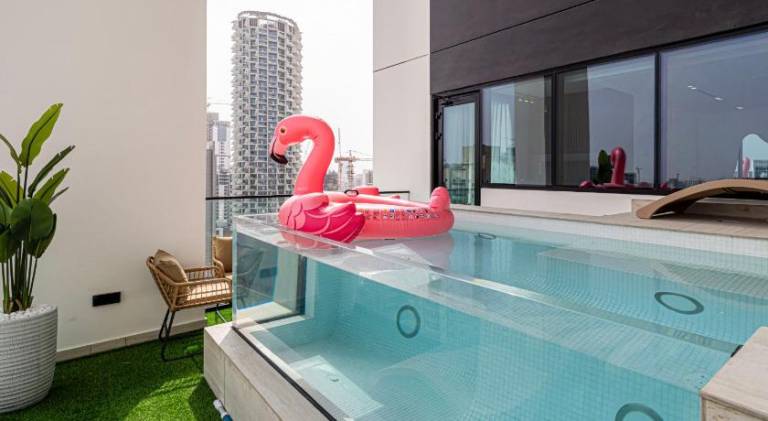 Private Pool! Exceptional 2 Bedroom! Brand New Building with Pool and Gym! in Dubai