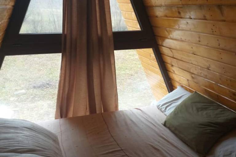 Cabin with pool, garden & sauna | Mountain view — photo 3