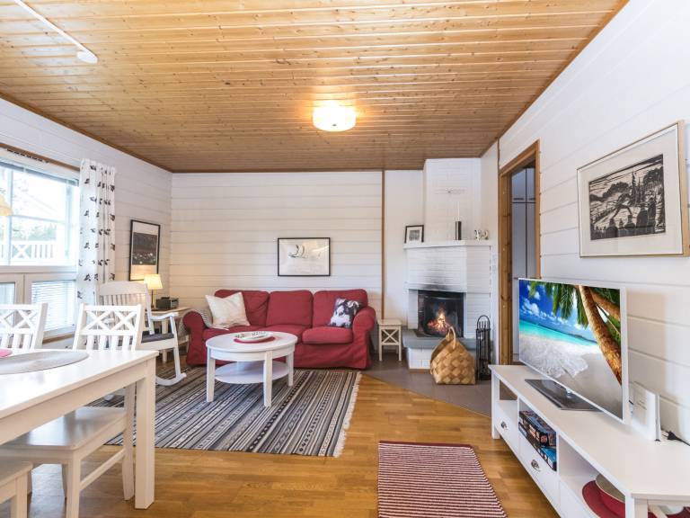 Ferienwohnung mit Hund in Saariselkä, Finnland fuer max. 4 Personen