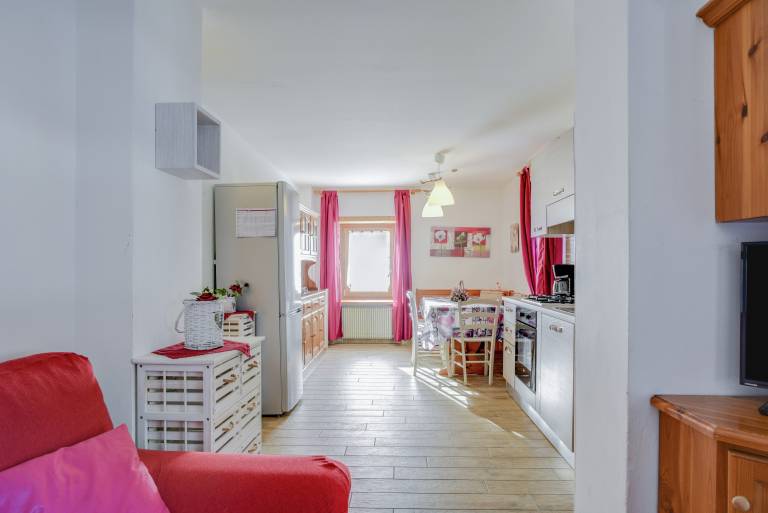 Holiday apartment with garden & grill | Mountain view in Campitello di Fassa