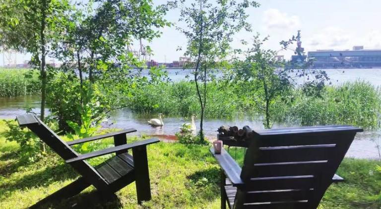 Minimalist riverside hideout — photo 3