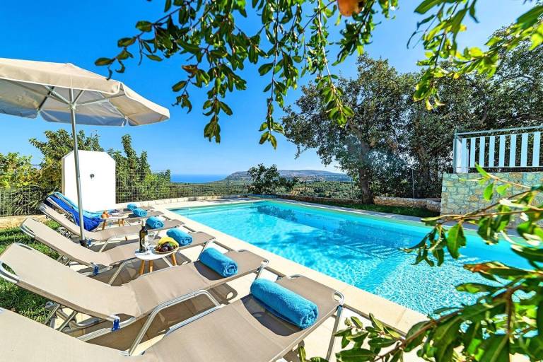 Grand View Villa Heated Pool in Apokoronas