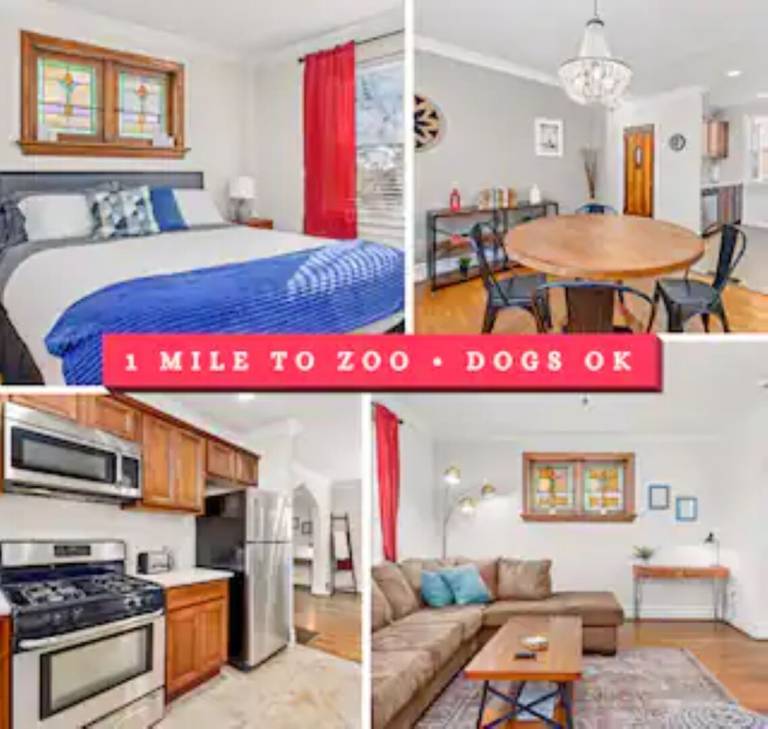 Rental apartment with yard & private pool in St. Louis, MO