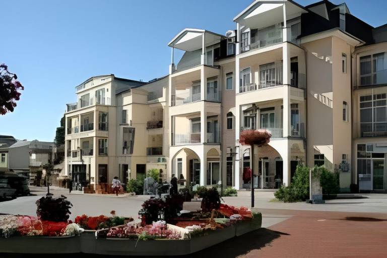 Nice serviced apartment with sauna, garden & pool | Close to the beach | Pets are welcome in Heringsdorf