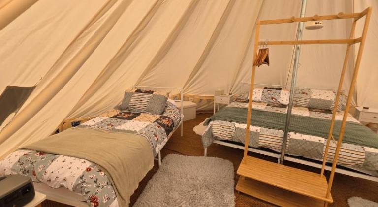 Tent with terrace, grill & garden | Pets allowed — photo 2