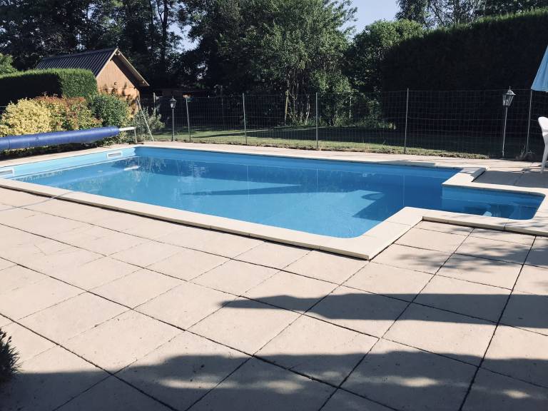 Family-friendly lovely vacation home with private pool, terrace & barbeque | Pool view | Pet-friendly — photo 4