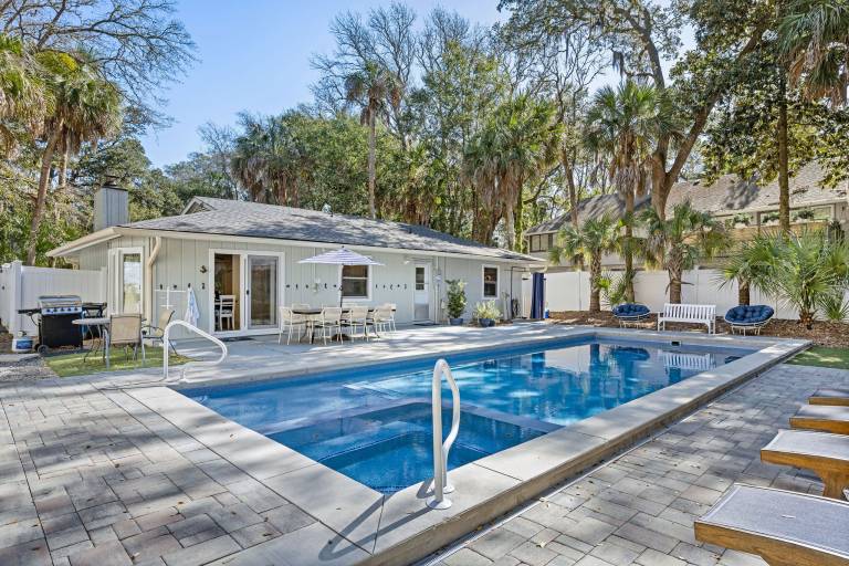 Vacation home with hot tub, grill & private pool in Hilton Head Island, SC