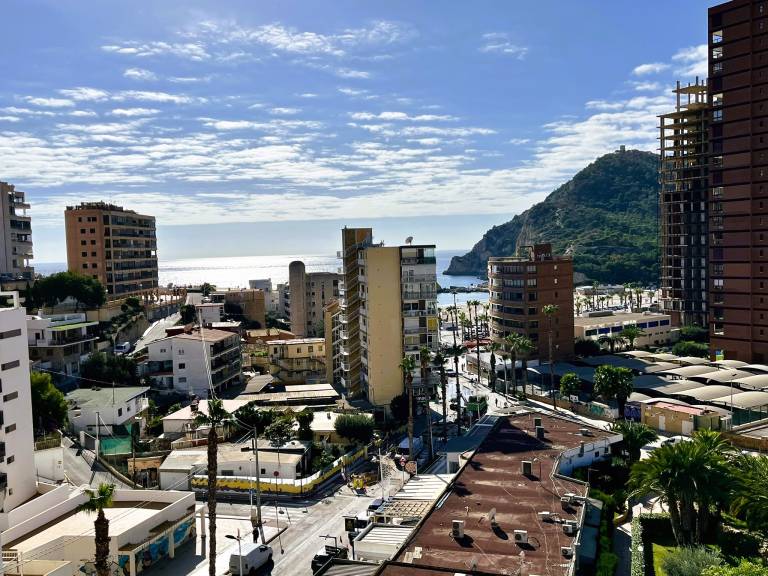 Rental apartment with garden, terrace & pool in Benidorm