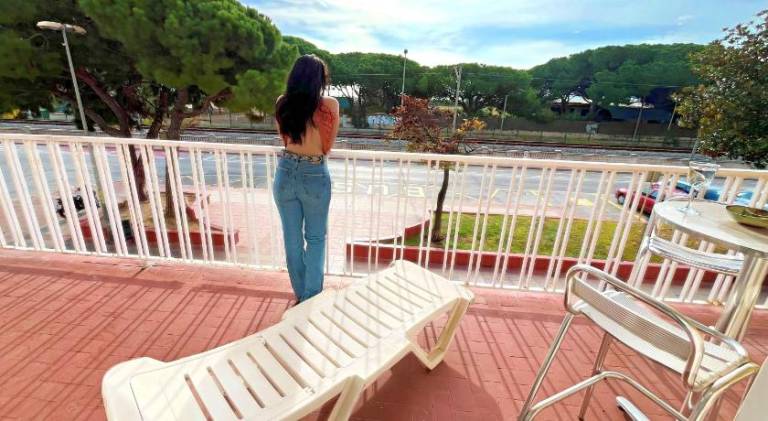 Holiday apartment with pool in Santa Susanna
