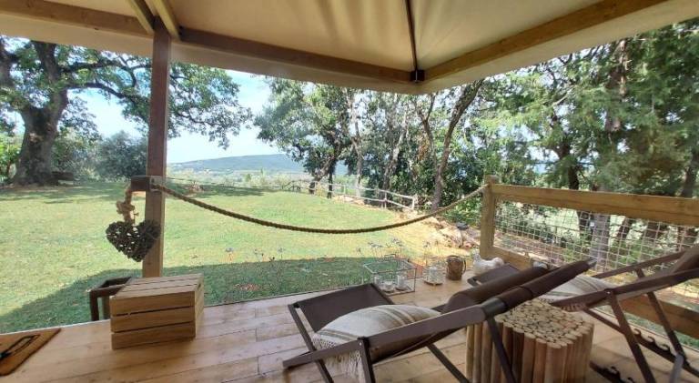 Pleasant tent with pool | Pets allowed — photo 3