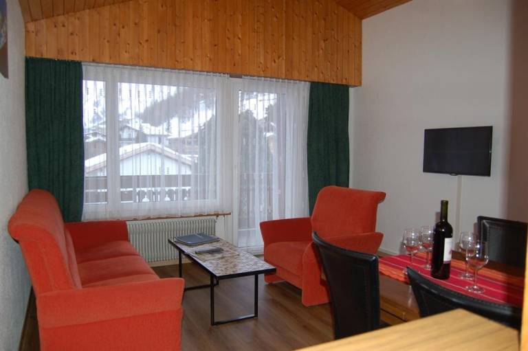 Ferienwohnung mit Hund in Saas-Fee f&uuml;r max. 4 Personen