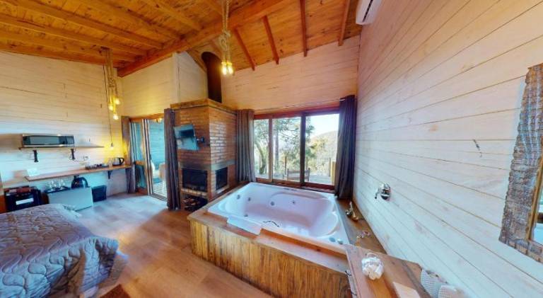 Lodge with jacuzzi & yard — photo 4