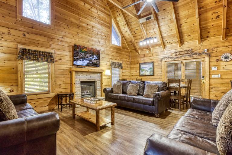 Family-friendly cabin with BBQ, pool & hot tub | Mountain view | Pets are welcome — photo 5