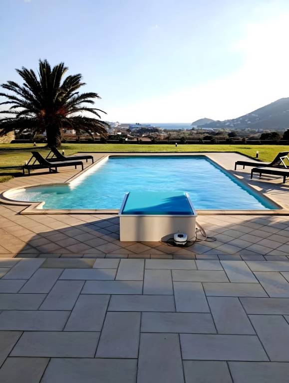 Family-oriented finca with grill, terrace & private pool | Garden view | Dogs allowed in Andros