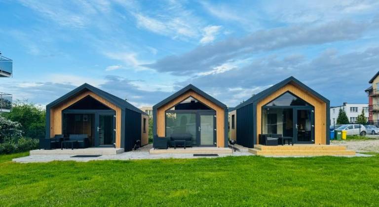 Lodge with grill, yard & terrace in Wladyslawowo