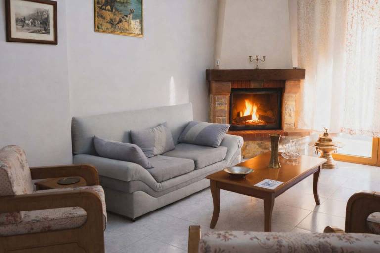Family-friendly beautiful rental apartment with fast internet, yard & barbeque | Mountain view | Pets allowed in Chios