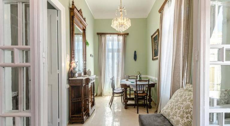 Neoclassical Mansion in Andros Town by Explore Andros in Andros