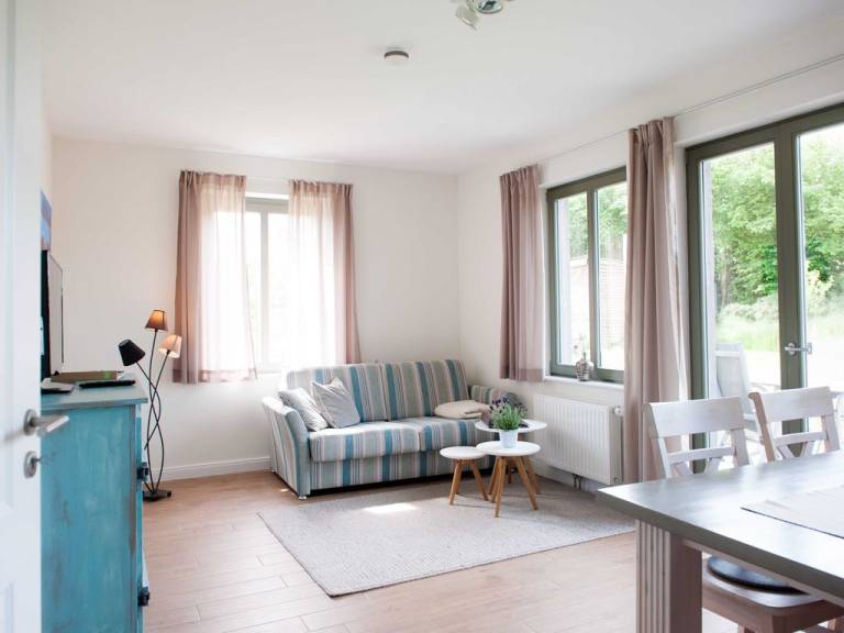 Ferienwohnung Wiesenblick Terrasse