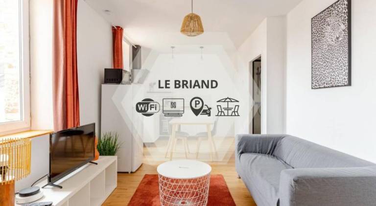 Apartment with 1 room for 2 persons in Trignac