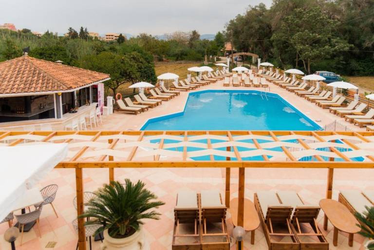 Villa with pool, jacuzzi & garden | Garden view | Suitable for remote work in Corfu